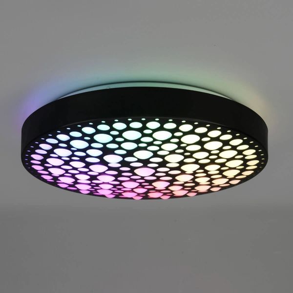 Plafon z pilotem Chizu R67161132 RL Light LED 22W 2700-6000K RGB czarna
