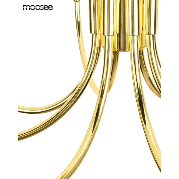 Molekułowa lampa wisząca GRACIA biała złota MSE1501100581 8xLED 17W 3000K kule