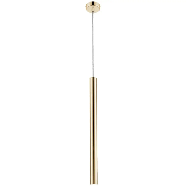 Minimalistyczna lampa zwis LOYA P0461-01A-K4K4 LED 5W 3000K tuba złoty