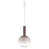 Szklana lampa sufitowa TORCENA LE45187 LED 8W 3000K brązowy