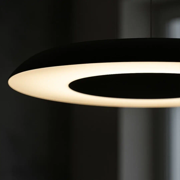 Ledowa lampa wisząca Piattino ML1814 LED 30W 3000-6000K ring czarny