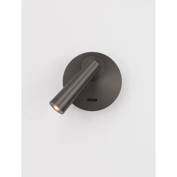 Ścienna lampa regulowana tuba LAVONTO LE45531 LED 3W 3000K srebrna