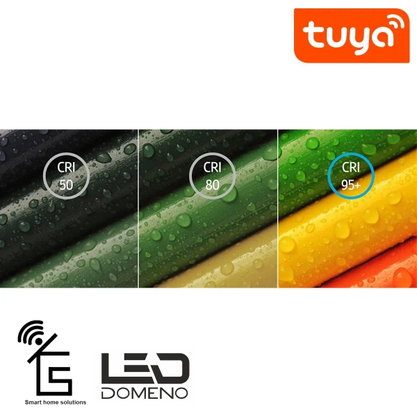 Szynowa lampa magnetyczna podłużna 1305 Tuya LED 12W 2500-6500K biała