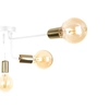 Loftowa LAMPA sufitowa KET1156 modernistyczna OPRAWA metalowe molekuły białe złote