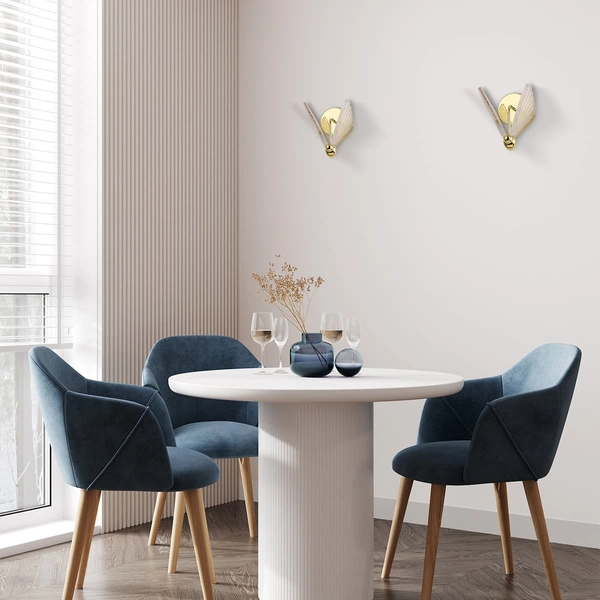 Lampa ścienna motyl Mariposa LP-1715/1W Light Prestige LED 8W 3000-6000K złota