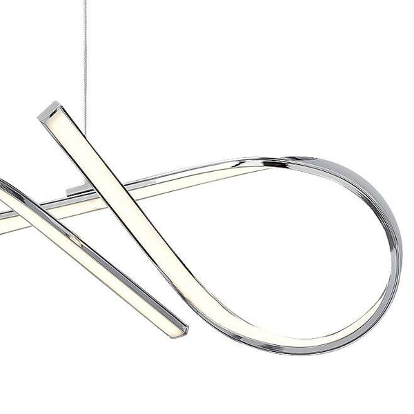 LAMPA wisząca ANIELA 2188 Rabalux metalowa OPRAWA zwis LED 20W 4000K spirala chrom