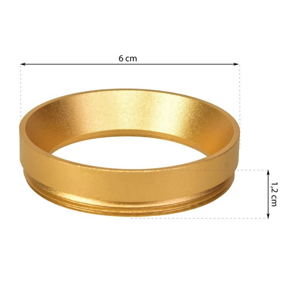 Pierścień do lampy Mica ML6094 Milagro ring metalowy złoty