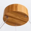 Wisząca lampa ring Angular QN-ANGULAR-RING-LED-80-TEAK LED 29W 3000K brąz