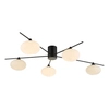 Sufitowa lampa do sypialni Jasper JAS5422 molekuły białe czarne