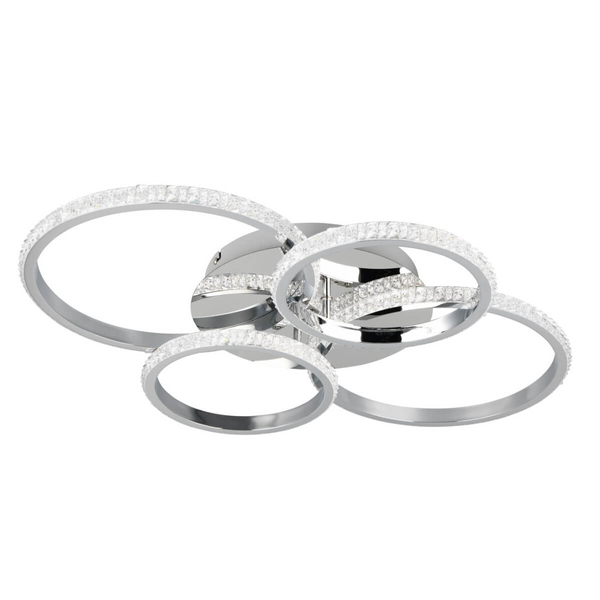 Przysufitowa lampa Cires R67364106 LED 27W 4000K pierścienie srebrny