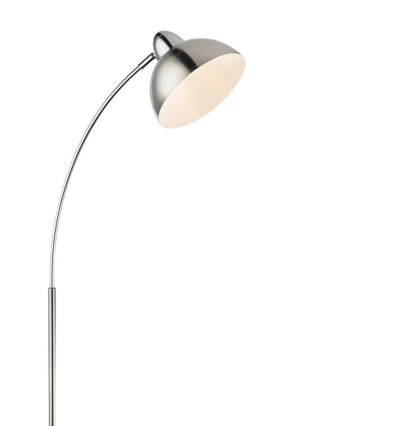 Lampa podłogowa do biura ANITA 24703SN Globo metal satynowy nikiel