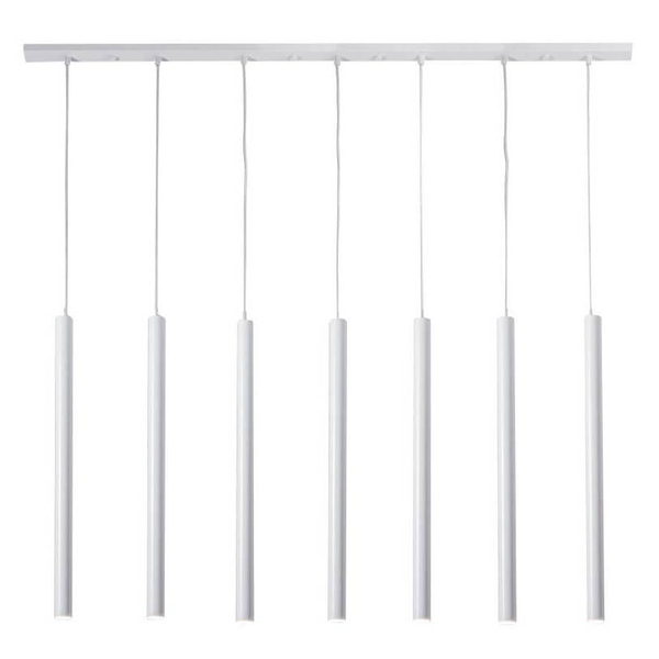 LAMPA wisząca YABU 7576 Shilo metalowa OPRAWA zwis LISTWA sufitowa sople tuby białe