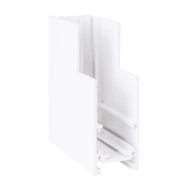 Łącznik kątowy szynowy magnetyczny MT0022 sufit-ściana biały
