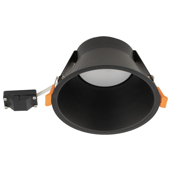 Punktowa lampa oczko Uno 10845 Nowodvorski podtynkowa do garderoby czarna