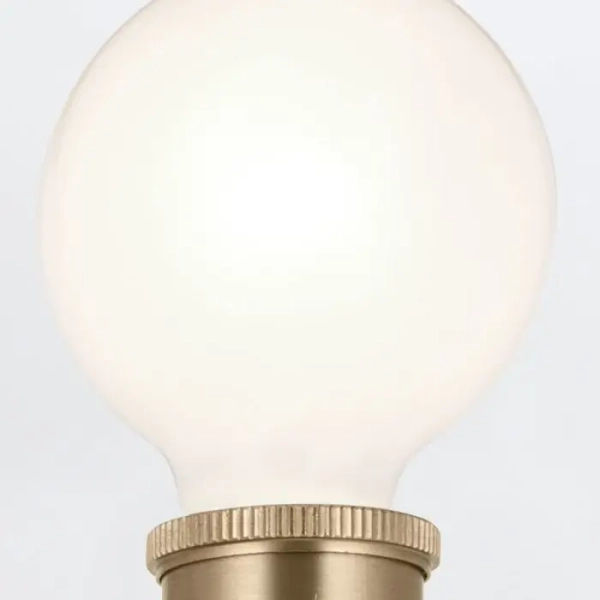 Ścienny kinkiet Torche QN-TORCHE-2W-CPZ LED 3W 3000K IP44 brąz szampański