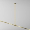 Pojedynczy uchwyt sufitowy magnetyczny 700mm Flarity TRA159C-S1-BS mosiądz