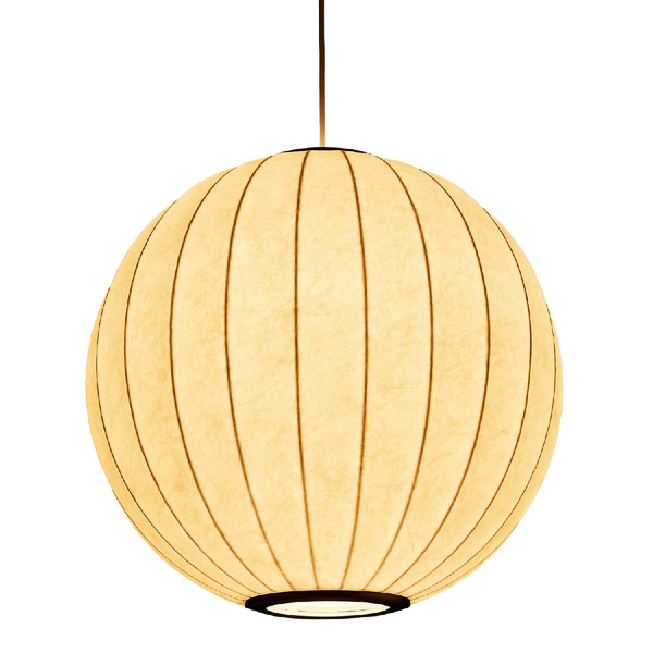 Okrągła lampa wisząca SILK ST-2330-40 Step Into Design jedwabna biała