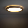 Plafon do łazienki Aqua 18004 LED 24W 3000-6500K IP54 drewniana biała