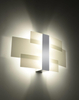 LAMPA ścienna SL.0350 szklana OPRAWA kinkiet chrom biały