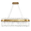 Salonowa lampa wisząca Lux CGLUXWIS100 Copel glamour LED 39W 3000K mosiądz