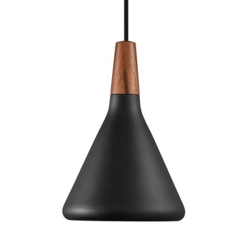 Metalowa lampa wisząca Nori 2120803003 do jadalni czarny brązowy