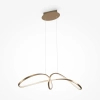 Zwisająca lampa do salonu Curve MOD156PL-L52G4K LED 42W 4000K mosiądz