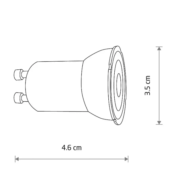 Żarówka halogenowa GU10 11598 LED 4W 3000K 470lm biała