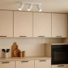 Trójpunktowa sufitowa lampa Yorli 73087 spoty tubki biały