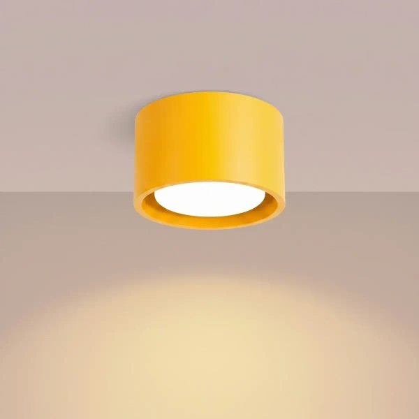 Lampa sufitowa żółta MODO SL.2474 metalowy spot 1xGx53 tuba