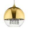 Pojedyncza lampa wisząca crystals glamour złota Fermi OUTLET