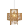 Lampa zwisająca Soga 108767 Markslojd juta metalowa do salonu naturalna