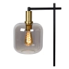 Loftowa lampa podłogowa Joanet 45794/01/65 Lucide czarna przydymiona