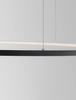 Metalowy żyrandol TOLUCA LE42782 do pokoju LED 58W 3000K czarny