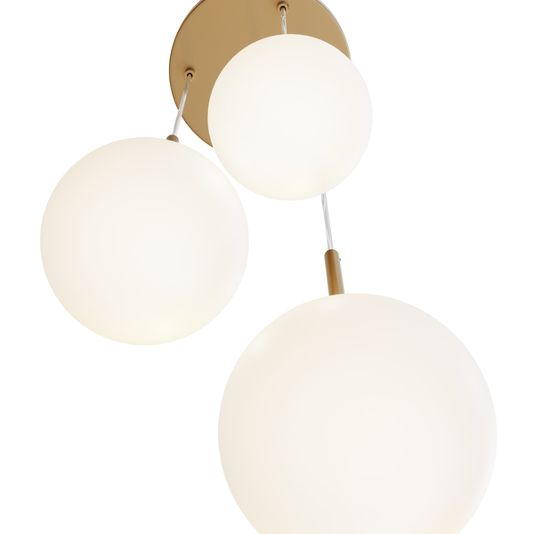 Zwisowa lampa kule Basic form MOD321PL-03G1 Maytoni nad stół złota