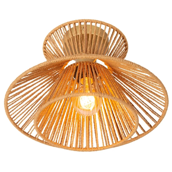 Lampa sufitowa TASMAN 10120/32/72 Lucide naturalna eko beżowa mosiądz