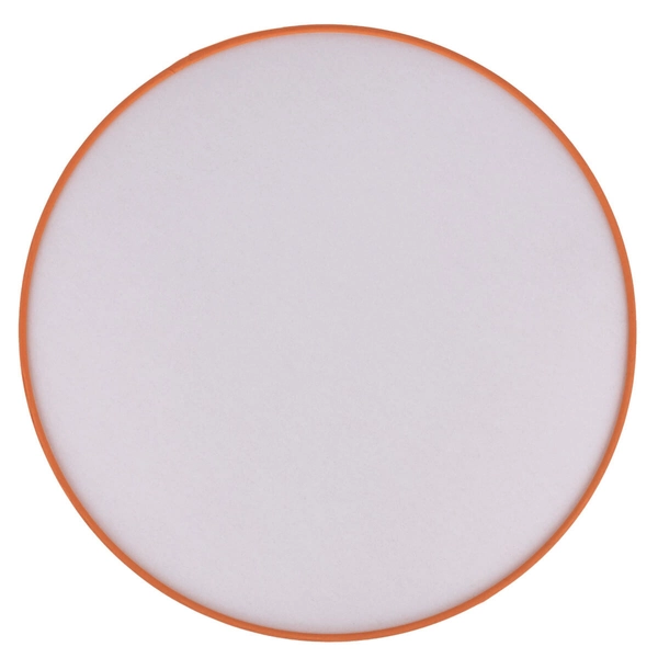 Okrągła lampa nasufitowa Nicola 10153 owalna biała pomarańczowa