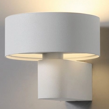 Ścienna lampa Braket 622901102 Elkim LED 6W 3000K okrągły klosz biała