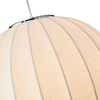 Okrągła lampa wisząca SILK ST-2330-40 Step Into Design jedwabna biała