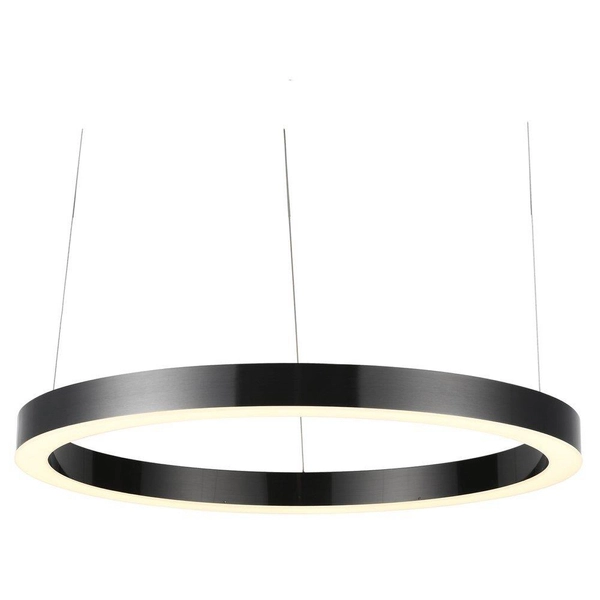 Pierścień powieszany Circle ST-8848-100 black Step LED 104W 3000K ring tytanowy