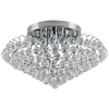 LAMPA sufitowa 6773/6 8C Elem glamour OPRAWA metalowa z kryształkami chrom