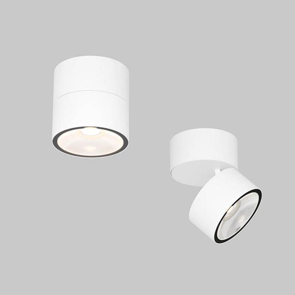 Lampa nasufitowa Spin O310CL-L5W3K LED 5W 3000K IP54 z regulacją biała