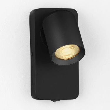 Kinkiet ścienny z regulacją TAGUA LE44378 sopel tubka czarny