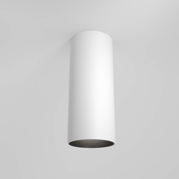 Okrągła lampa sufitowa tuba Focus C056CL-L12W3K-W-W LED 12W 3000K biała