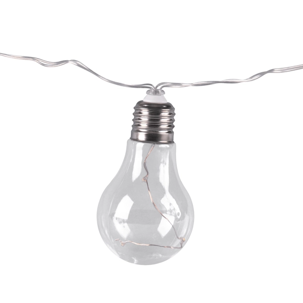 Dekoracyjna girlanda zewnętrzna 20 LED 5,3m 2,7W klimatyczna ciepła