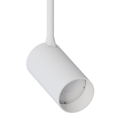 Natynkowa lampa nowoczesna Mono 7725 ruchoma tuba biała do salonu