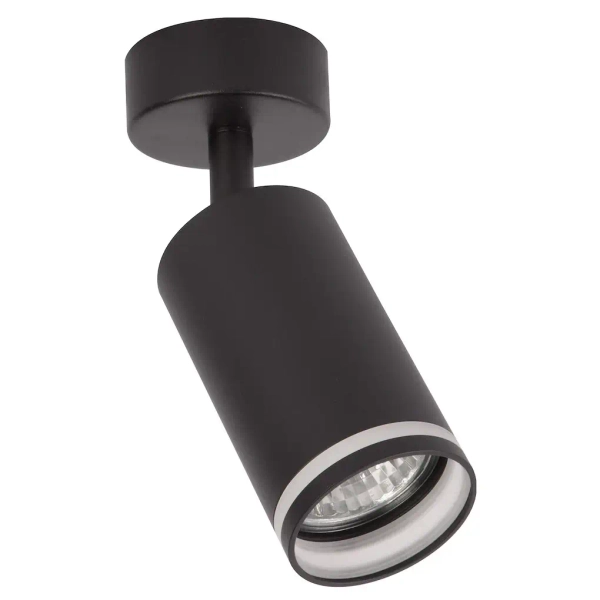 Podsufitowa lampa spot Pipe Ring Spot ML2067 cylindryczna czarny