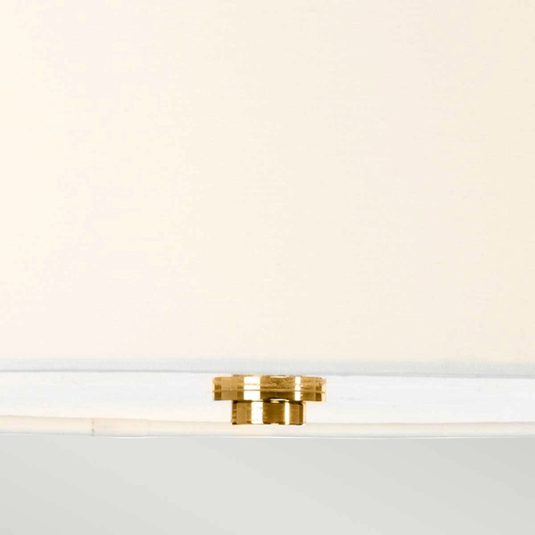 Sufitowa lampa z abażurem Falmouth BATH-FALMOUTH-SF-FG Elstead biała złota