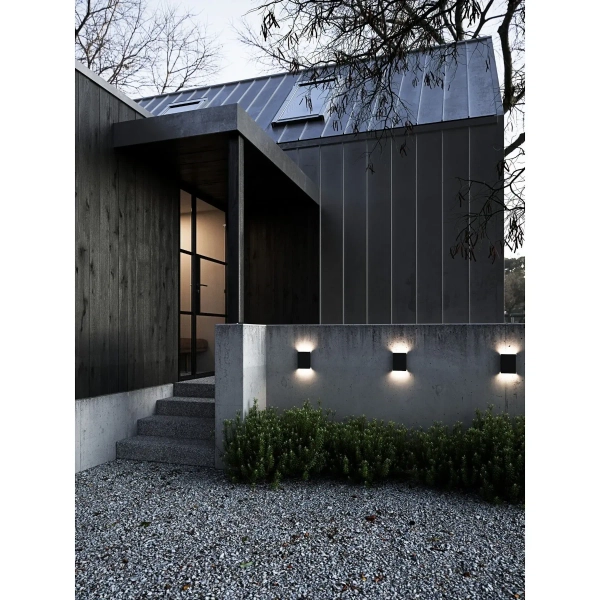 Elewacyjna lampa ścienna Fold 2019051003 LED 6,4W 3000K IP54 czarny