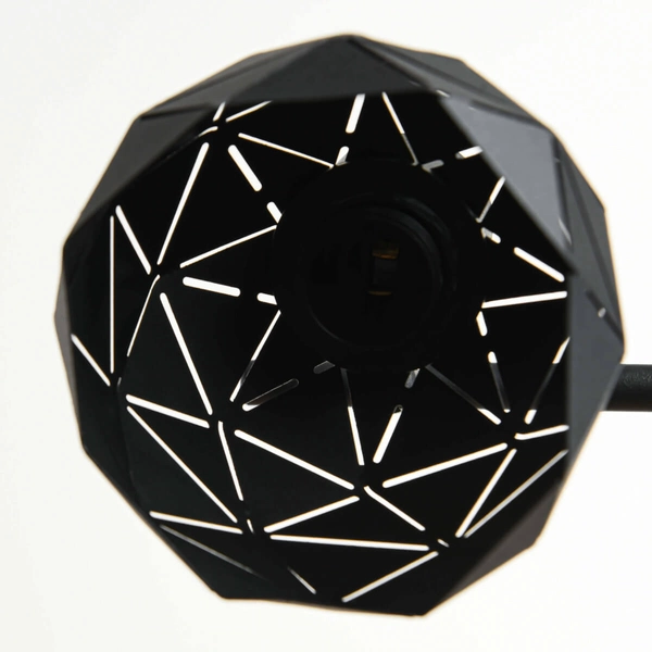 Regulowana LAMPA sufitowa REUS LP-8069/3WS BK Light Prestige metalowa OPRAWA geometryczny spot czarny