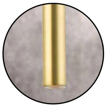 Wisząca LAMPA modernistyczna SOPEL LASER 33230 Sigma metalowa OPRAWA tuby ZWIS sople złote